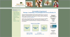Desktop Screenshot of premierpsychologicalservices.com